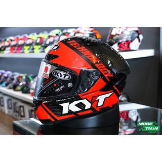 หมวกกันน็อค KYT รุ่น NX Race Carbon Red