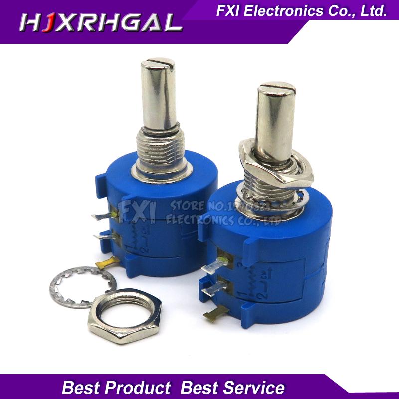 1PCS 3590S-2-103L 3590S 10K ohm 3590S-2-103 3590S-103 Precision Multiturn Potentiometer 10 Ring Adjustable Resistor