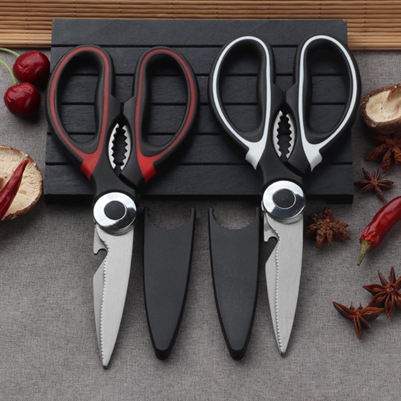 กรรไกรทำครัว กรรไกรครัว กรรไกรตัดเนื้อ kitchen scissor NO:Y089