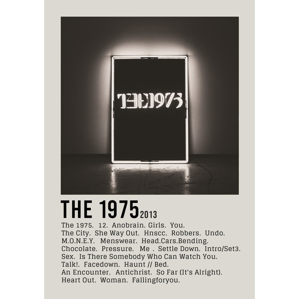 อัลบั้มปกโปสเตอร์ The 1975 by The 1975