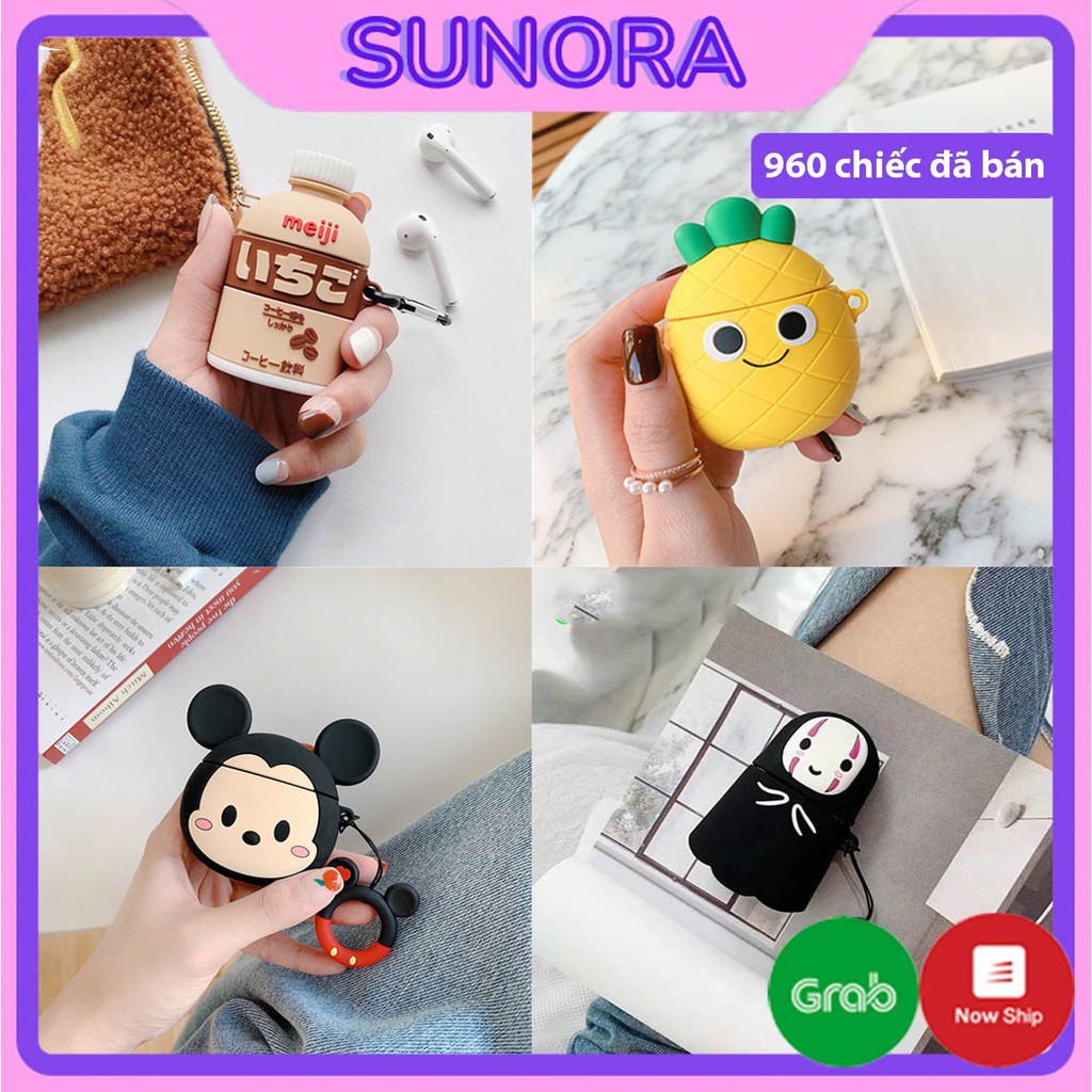 เคส Airpod ทําจากซิลิคอนยืดหยุ่นเพื่อถือรุ่น Airpod 1 Airpod 2 และ I