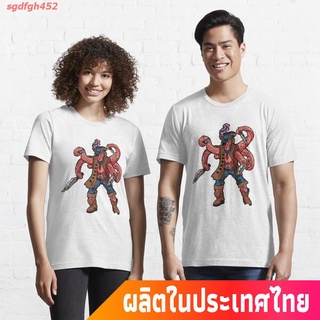 เกาหลีใต้ เกมปลาหมึก บล็อคเฮด นรก ชายร่ม โลกที่เท่าเทียมกัน วีไอพี squid game Essential T-Shirt คอกลม แฟชั่น