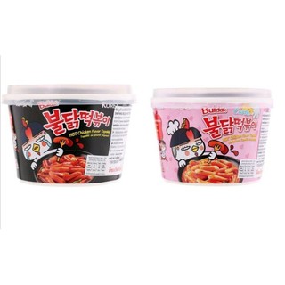 ต๊อกบ๊กกิ พร้อมทาน Samyang Buldak Topokki (Hot Spicy &amp; Carbonara) 179g