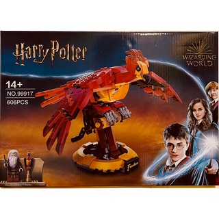 mega toys แฮรี่ 99917 นก แฮรี่ นกฟีนิค Fawkes Dumbledore"s Phoenix จำนวน 606 ชิ้น