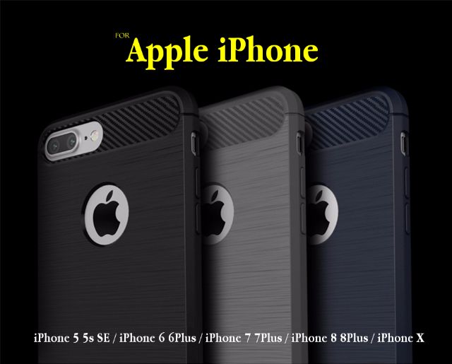 Apple Iphone X 8 7 6 Plus 5s SE เคส ShockProof Soft TPU Case พร้อมส่ง