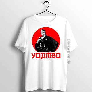 เสื้อคู่วินเทจ - ผู้ชายเสื้อยืดนักออกแบบ s Yojimbo ศิลปะโรนินงานศิลปะพิมพ์ทีคอลูกเรือพลัสขนาด Homm