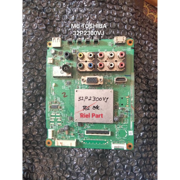MESIN MB - เมนบอร์ด - โมดูล - MOTHERBOARD TOSHIBA LED TV MACHINE 32P2300VJ - 32P2300 VJ