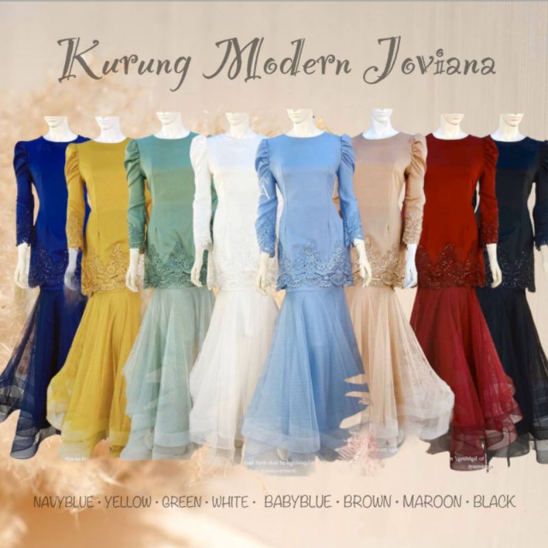 KURUNG MODERN JOVIANA CHIFON DOTTED