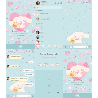 Theme Line Cinnamoroll ( ธีมไลน์ ชินนามอนโรล ) Sanrio ลิขสิทธิ์แท้