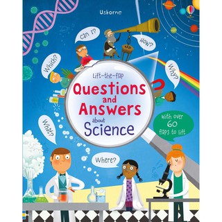 DKTODAY หนังสือ USBORNE LIFT-THE-FLAP Q&amp;A ABOUT SCIENCE