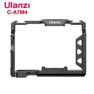 ULANZI C-A7M4 เคส เคส สำหรับกล้อง Sony A7M4/A7M3/A7R3 ต่ออุปกรณ์เสริมได้สำหรับงานวีดีโอระดับมืออาชีพ