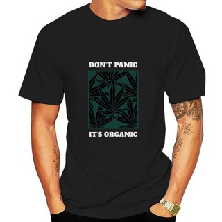 เสื้อยืดผ้าฝ้ายพิมพ์ลายขายดี เสื้อยืด พิมพ์ลาย Dont Panic Its Organic Classic Sublimation สําหรับผู้ชาย และผู้ใหญ่