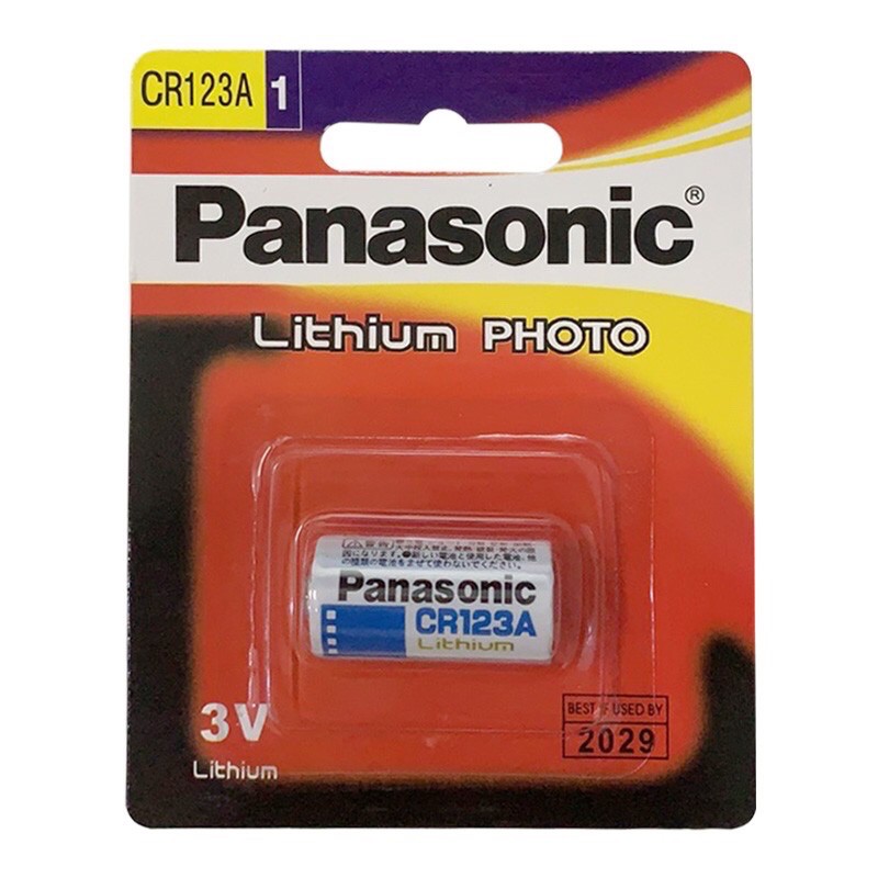 ถ่านPanasonic CR123A & CR2 3V
