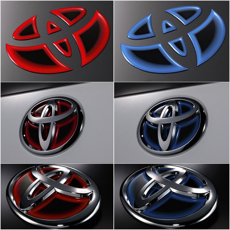 สติกเกอร์โลโก้โลหะสำหรับ Toyota