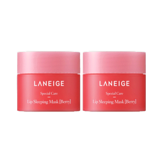 [ของแถม 31มค-3กพ] LANEIGE Lip Sleeping Mask Berry 8G Duo Set ลิปมาส์กสำหรับริมฝีปาก