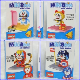 RARE NANO LEGO Mini Block Miniature Toys Doraemon x Hero &amp; Doraeme นาโนเลโก้ โดราเอม่อน Set Optional