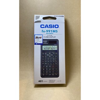 เครื่องคิดเลขวิทยาศาสตร์ Casio FX-991MS NEW 2nd Edition ของใหม่ ของแท้ 100% รับประกันศูนย์ 2 ปี ราคาถูกที่สุด