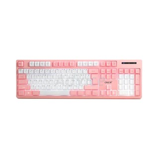 USB Keyboard OKER (KB-911) Pink(By Shopee  SuperIphone1234)