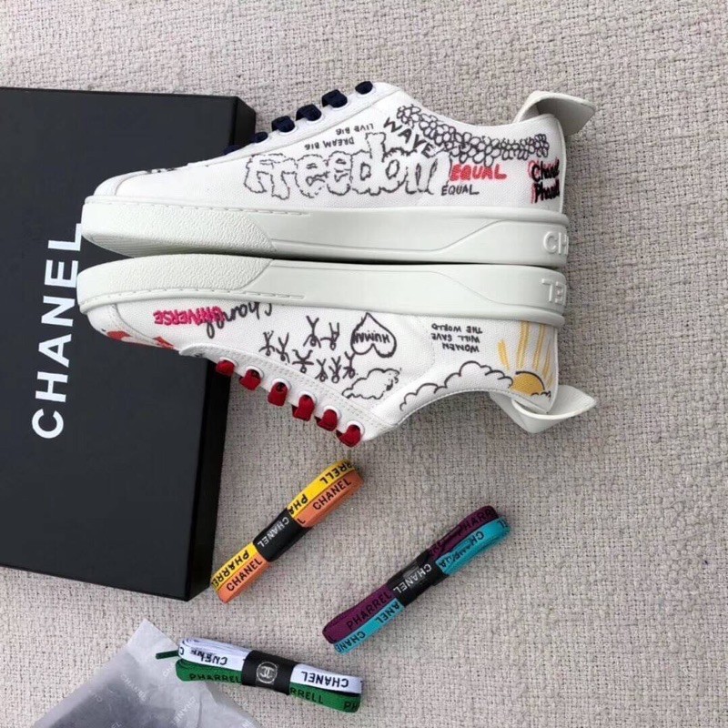 chanel x pharrell 19ss capsule collection sneakers