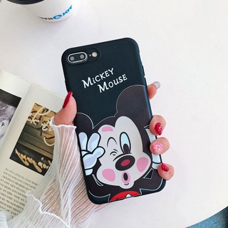 เคส OPPO A16 A15 A15s A54 A94 A93 A92 A91 A1k A3s A5s A7 A11k A12 A12e A5 A9 2020 A31 A32 A33  A37 A39 A52 A53 A57 A59 A71 A73 A83 การ์ตูนน่ารักมิกกี้มินนี่ปกหลังแฟชั่นซิลิโคนอ่อนกันกระแทกกันกระแทกรวมทุกอย่าง