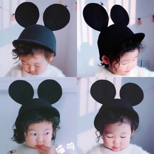 พร้อมส่ง 📦 หมวก Mickey Mouse หูใหญ่ : เด็ก