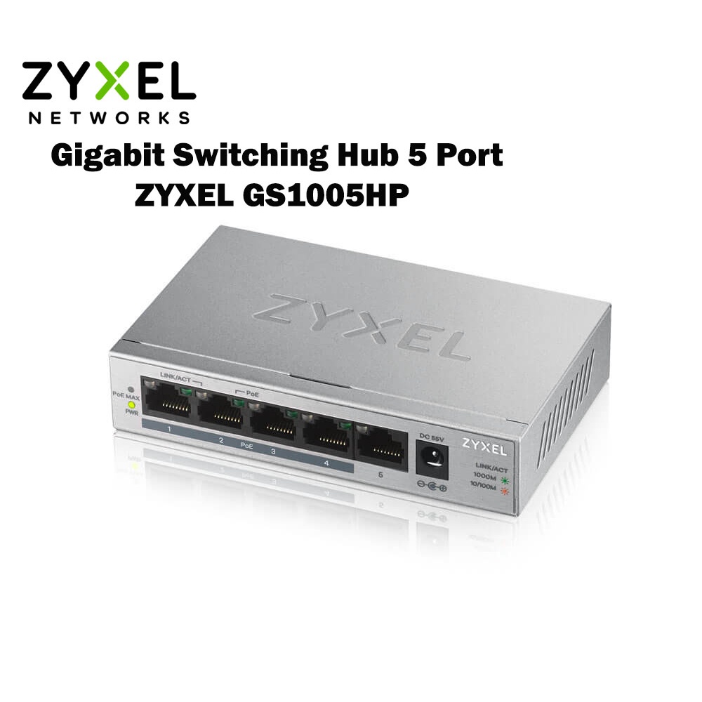 Zyxel SWITCH & ROUTER GS1005HP Model : GS1005HP