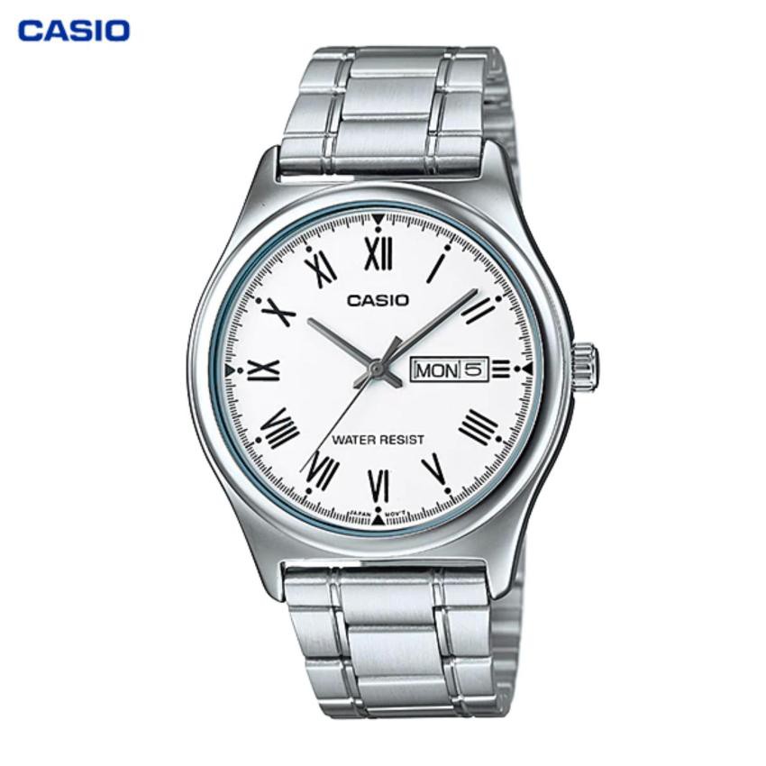 CASIO STANDARD นาฬิกาผู้ชาย สายสแตนเลส รุ่น MTP-V006D-7B