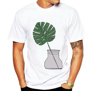 ขายดี!เสื้อยืดผ้าฝ้าย พิมพ์ลาย Monstera Leaf FEbkdf13BIifid42 สําหรับผู้ชายS-5XL