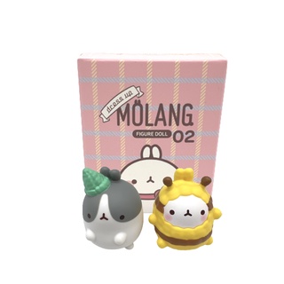 ตุ๊กตาฟิกเกอร์ Molang Vol2 Random Mystery Box ขนาดเล็ก ของเล่นสําหรับเด็ก