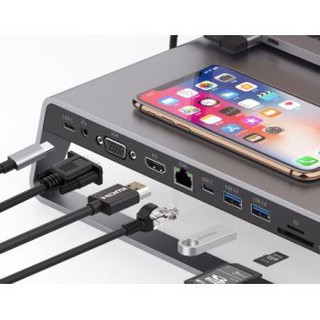 Onten OTN-95109 USB C HUB,Type-C 3.0 Docking Multifunction 11 in 1