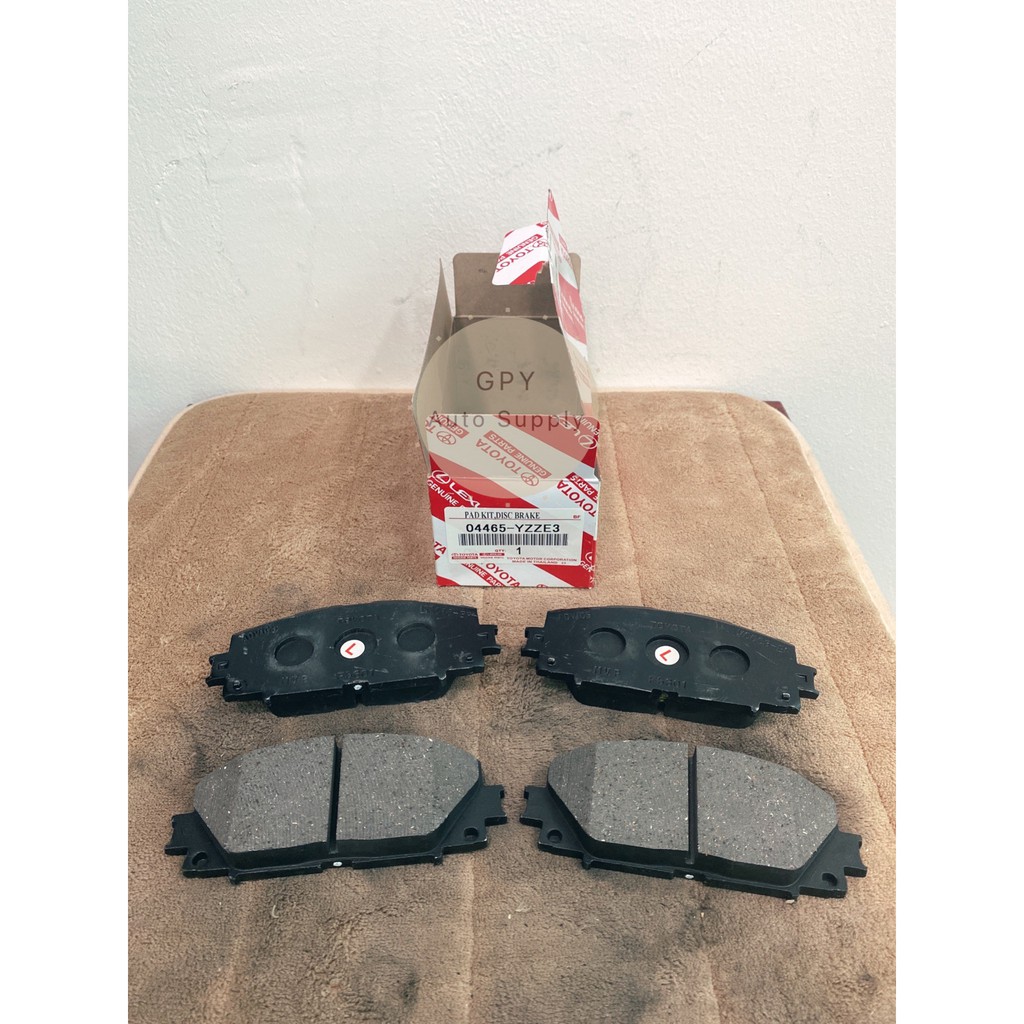 ผ้าเบรคหน้า TOYOTA VIOS 1.5 J/E 2008-2013 (04465-YZZE3)