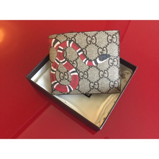 Snake Printed Gucci Wallet