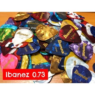 ปิ๊กกีตาร์คละสีขนาด0.46/0.71/0.73mm Gibson/Fender/Ibanez แพ็ค100ชิ้น