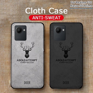 เคสป้องกันโทรศัพท์มือถือ แบบนิ่ม ผิวด้าน ลายกวาง สําหรับ Realme C30 C30S C30 C30S 50i 50i Prime