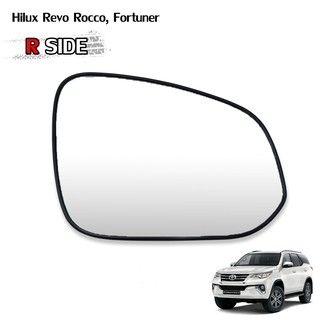 เนื้อเลนส์กระจก ข้างขวา Rh สำหรับ Toyota Hilux Revo Rocco SR5, Fortuner 4x2 4x4 ปี 2015-2019