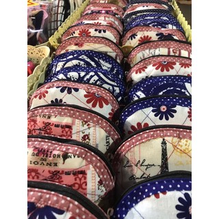 กระเป๋าผ้าพื้นเมืองพิมพ์ลายใส่เหรียญ