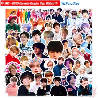 ❉ BTS - KPOP Superstar Bangtan Boys สติ๊กเกอร์ ❉ 50Pcs/Set Fans Collection Waterproof DIY Fashion Decals Doodle สติ๊กเกอร์