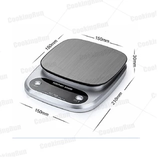 เครื่องชั่งดิจิตอล รุ่นใส่ถ่าน 3 ก้อน cookingrun item ตาชั่งดิจิตอล COR1 3Kg/10Kg 🚚