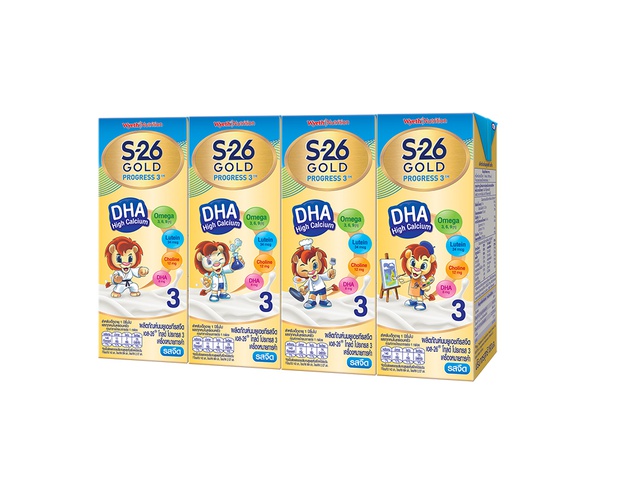 S-26 โกลด์ โปรเกรส ยูเอชที สูตร 3 180 มล. (แพ็ค 4)