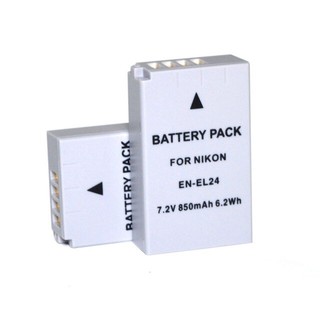 (แพ็คคู่ 2 ชิ้น) แบตเตอร์รี่กล้อง Nikon Camera Battery รุ่น EN-EL24