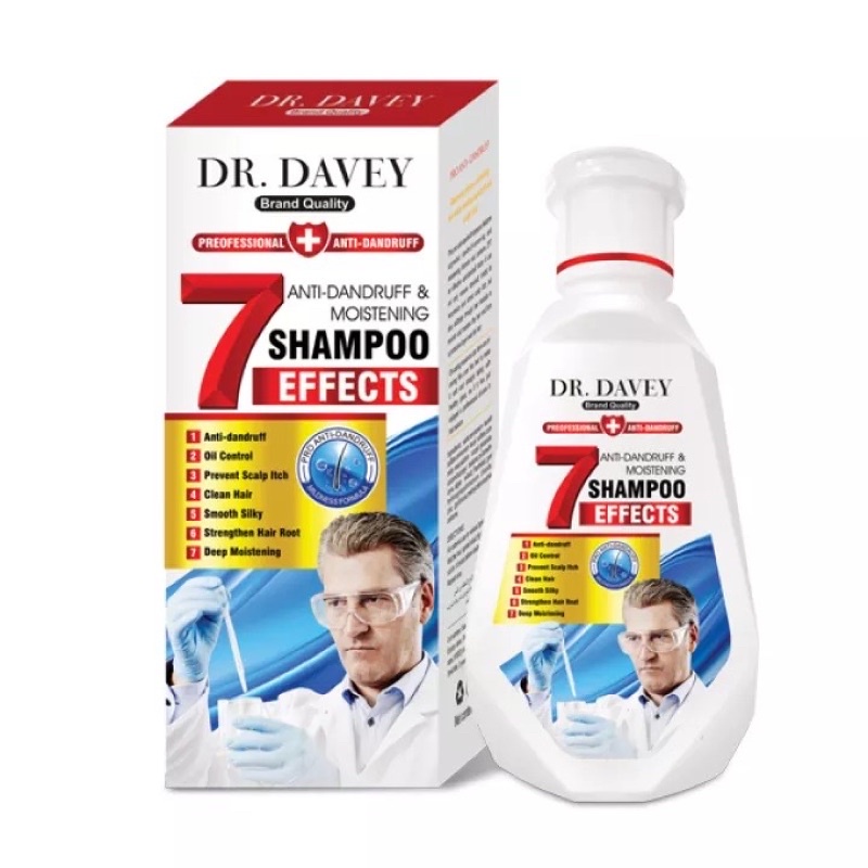แชมพูปลูกผม ลดผมร่วง Dr.davey 450 ml. Dr.Davey Anti-Hair Loss &amp; Moistening Shampoo