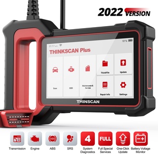 Obd2 เครื่องสแกนเนอร์ ABS SRS ECM TCM ระบบวินิจฉัย อ่านโค้ด THINKCAR Thinkscan Plus S5 สําหรับรถยนต์