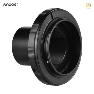 Andoer แหวนอะแดปเตอร์กล้องโทรทรรศน์ แบบเปลี่ยน สําหรับกล้อง Nikon 1.25 นิ้ว T2