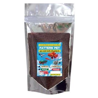 Patternpet อาหารปลาสวยงาม แพทเทิร์นเพ็ท เม็ดจิ๋ว 1 มม ชนิดจมน้ำ สูตรแอสต้าแซนทีน ขนาด 100 กรัม