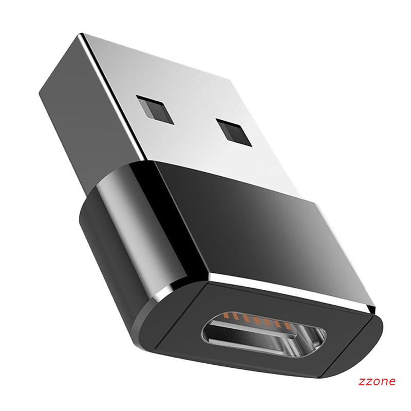 Zzz อะแดปเตอร์แปลงสายชาร์จ Usb Type A ตัวผู้ เป็น Usb Type c ตัวเมีย Type-c สําหรับ ipho