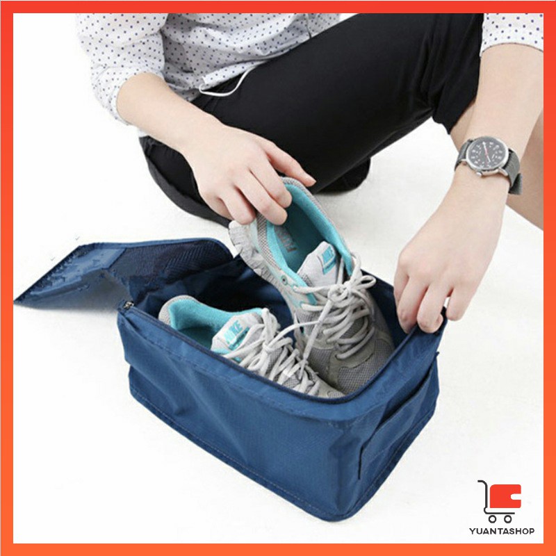 กระเป๋าเก็บรองเท้า แบบพกพา กระเป๋าเดินทางถือ Shoe storage bag