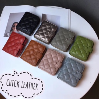 1 แถม 1พร้อมส่ง👍🏻กระเป๋าสตางค์ใบสั้น หนังวัวแท้ # 5610