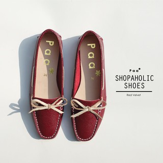 Paa* รองเท้า Shopaholic : สี Red Velet
