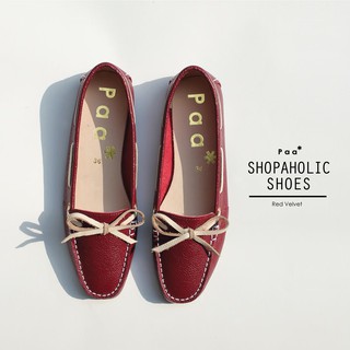 Paa* รองเท้า Shopaholic : สี Red Velet