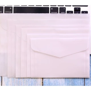 พร้อมส่ง แพค20ชิ้น มี 11 ขนาด ซองจดหมาย โปร่งแสง ซองขุ่น กระดาษไข DIY